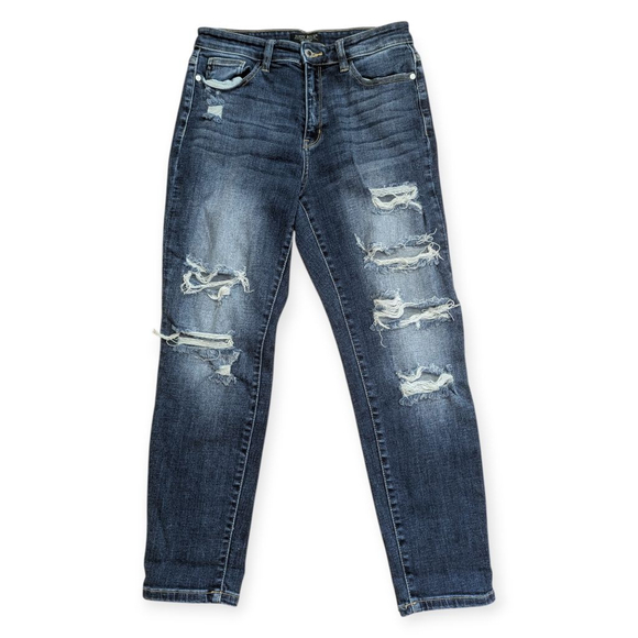 Judy Blue Denim - Judy Blue Boyfriend Distressed Jeans Size 7 28